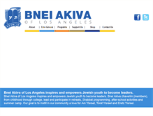 Tablet Screenshot of bneiakivala.org